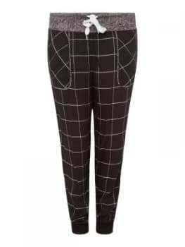DKNY Check reworked jogger Black