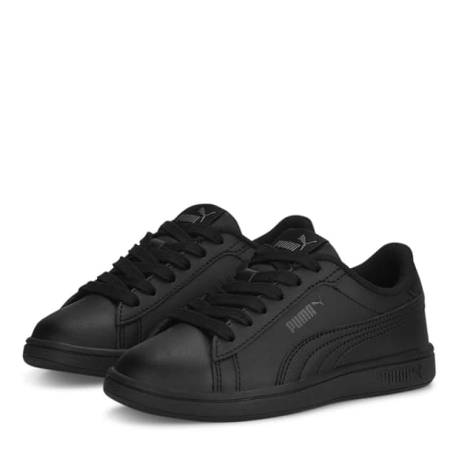 Puma Smash Vulc Child Boys Trainers - Black C10