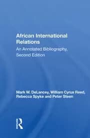 African International Relations An Annotated Bibliography Second Edition