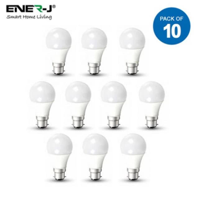 Ener-J LED Bulb- 20W Gls A80 LED Thermoplastic Lamp B22 4000K (Pack Of 10)
