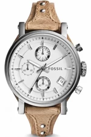 Ladies Fossil Original Boyfriend Chronograph Cuff Watch ES3625