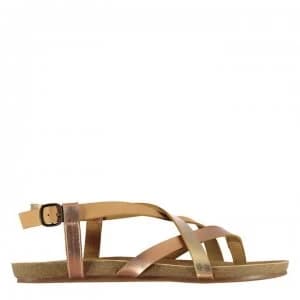 Blowfish Golden Womens Sandals - Rose Gold