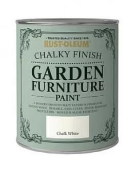 Rust-Oleum Chalky Finish 750ml Furniture Paint ; Chalk White
