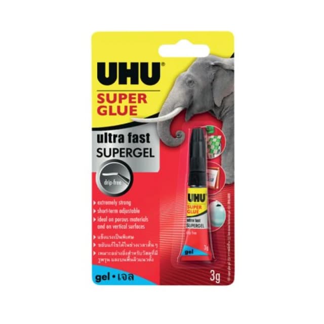UHU Super Glue Gel 3g 3-64061