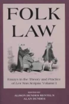 Folk Law by Alison Dundes Renteln Book