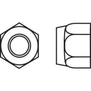 TOOLCRAFT 239160 Locknuts M5 DIN 985 Steel zinc plated 10 pc(s)