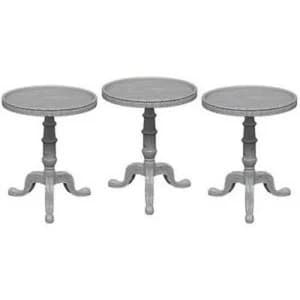 Pathfinder Deep Cuts Unpainted Miniatures Small Round Tables