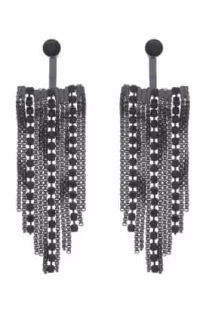 Lipsy Jewellery Drape Jet Earrings JEWEL 8692