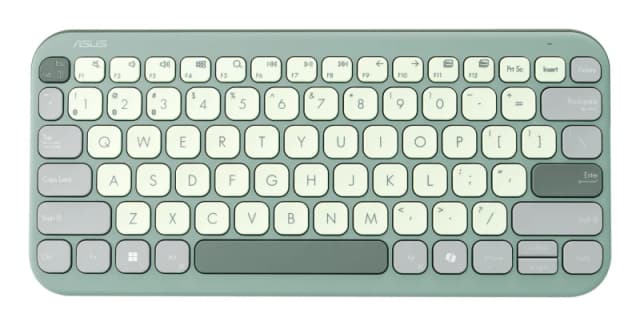 ASUS Marshmallow KW100 keyboard Home Bluetooth QWERTZ German Green