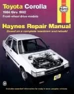 toyota corolla 1984 thru 1992 front wheel drive models