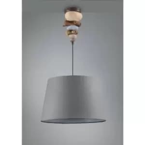 Onli Vera Cylindrical Pendant Ceiling Light, Grey