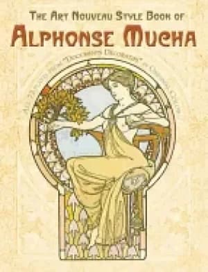 art nouveau style book of alohonse mucha