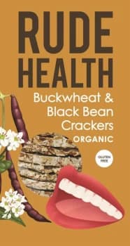 Rude Health Buckwheat & Blackbean Crackers 120g