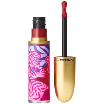 MAC Powder Kiss Liquid Lip Colour Lunar Luck 5ml (Various Shades) - Peachy Party