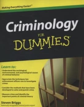 Criminology for Dummies by Steven Briggs Paperback
