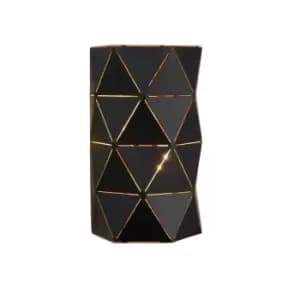 Lucide Otona Modern Wall Light 2xE14 Black