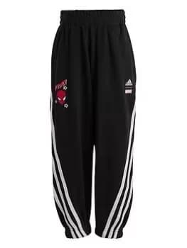 adidas Kids Disney Spiderman Pant, Black/White, Size 3-4 Years