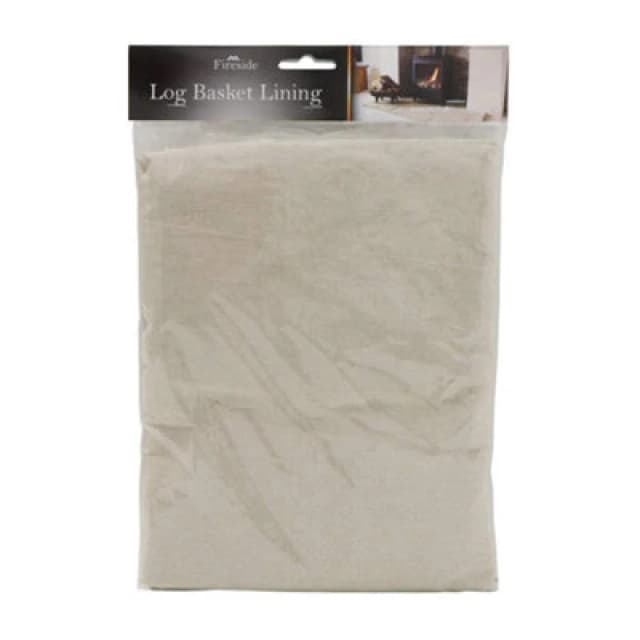 JVL Cotton Log Basket Liner - Natural - Cream Cream unisex