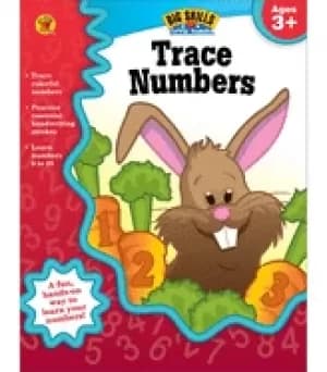 carson dellosa trace numbers workbook for preschool kindergarten number tra