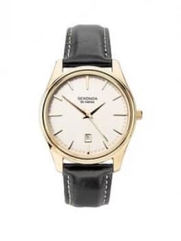 Sekonda Date Dial Black Strap Mens Watch