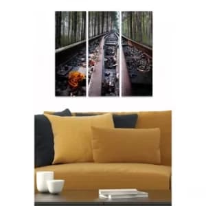 MDF2480532 Multicolor Decorative MDF Painting (3 Pieces)