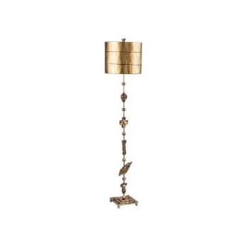 Fragment - Fragment 1 Light Floor Lamp - Gold - Elstead
