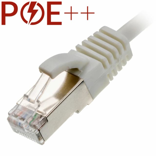 Cablenet 0.5m Cat6a RJ45 White U/FTP LSOH 30AWG Slim Snagless Booted P