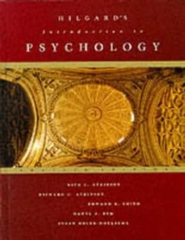 Hilgards Introduction to Psychology by Rita L Atkinson and Ernest R Hilgard Book