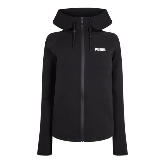 Puma Spacer Fz Hoodie W Hoody Womens - Black 8