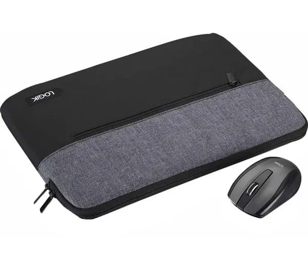 Logik 13" Laptop Sleeve & Mouse Bundle