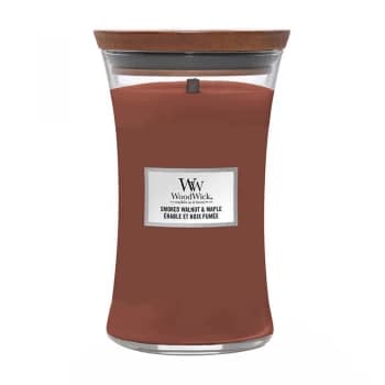 WoodWick Smoked Walnut & Maple Large Jar Candle