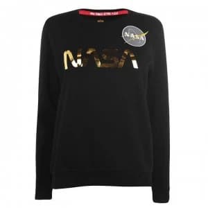 Alpha Industries Industries Nasa Sweater - Black Gold