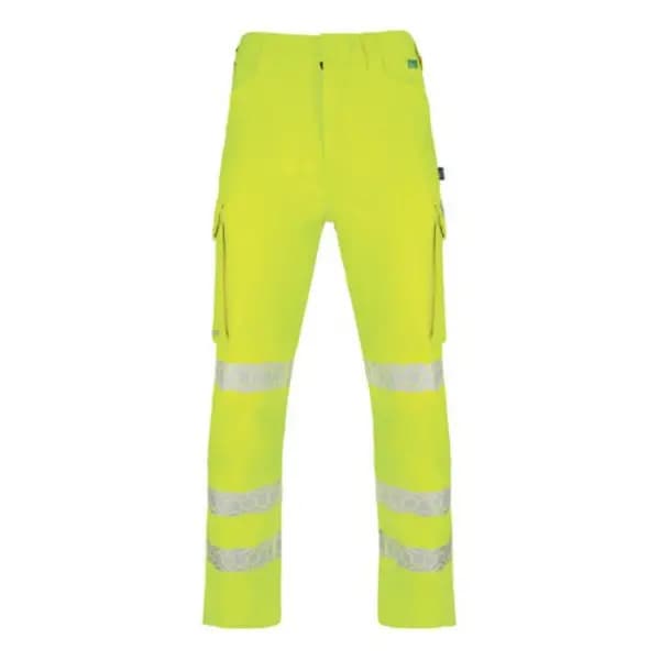 Beeswift Envirowear Beeswift Envirowear High Visibility Trousers Saturn Yellow 32 EWCTRSY32