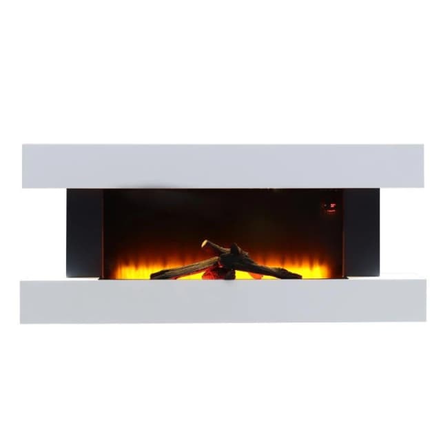 Kabinet UK Contemporary Fireplace Mantel for Living Room White Black unisex One size
