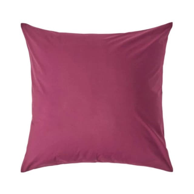 Homescapes Continental Egyptian Cotton Pillowcase 200 TC, 80 x 80cm Plum