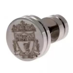 Liverpool FC Stainless Steel Stud Earring (One Size) (Silver)