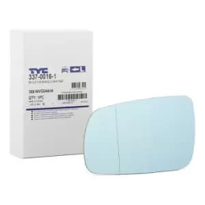 TYC Wing Mirror Glass 337-0016-1 Side Mirror Glass,Mirror Glass VW,AUDI,SKODA,Golf IV Schragheck (1J1),PASSAT Variant (3B6),Golf IV Variant (1J5)