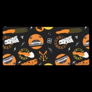 Back To The Future BTTF Icons Gaming Mouse Mat - Large