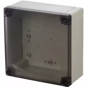 6011908 pc 125/75 ht Enclosure, pc Smoked transparent cover - Fibox