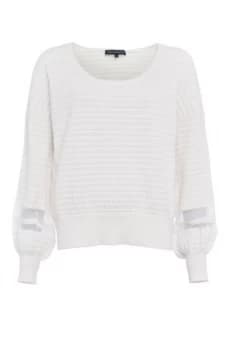 French Connection Astra Knit Jumper White