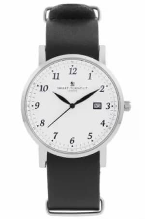 Unisex Smart Turnout Savant with Navy Leather Strap Watch STH5/SW/56/W-NAV