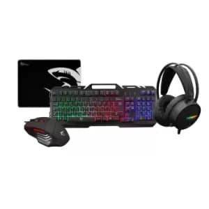 White Shark Gladiator, Shark, Marcus & Ocelot Gaming Accessories Bundle