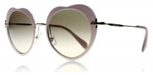 Miu Miu MU54RS Sunglasses Pink / Gold U6I3D0 52mm