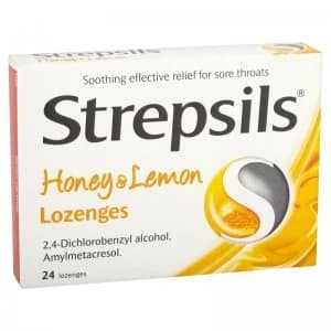 Strepsils Honey And Lemon 24 Lozenges
