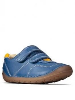 Clarks Boys Tiny Dusk Pre Walker Shoe, Blue, Size 2 Younger