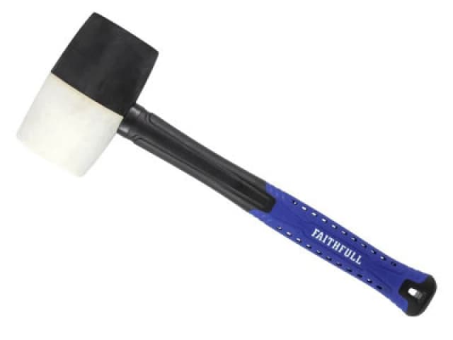 Faithfull Black & White Fibreglass Combination Mallet RMBWF32 Weight: 907g