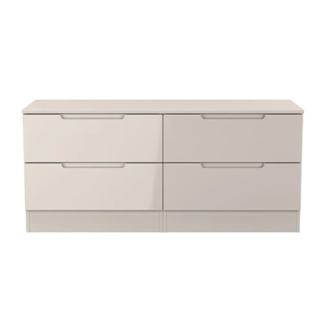 Ready Assembled 2 U Lucca 4 Drawer Bed Box (Ready Assembled) in Taupe Unisex