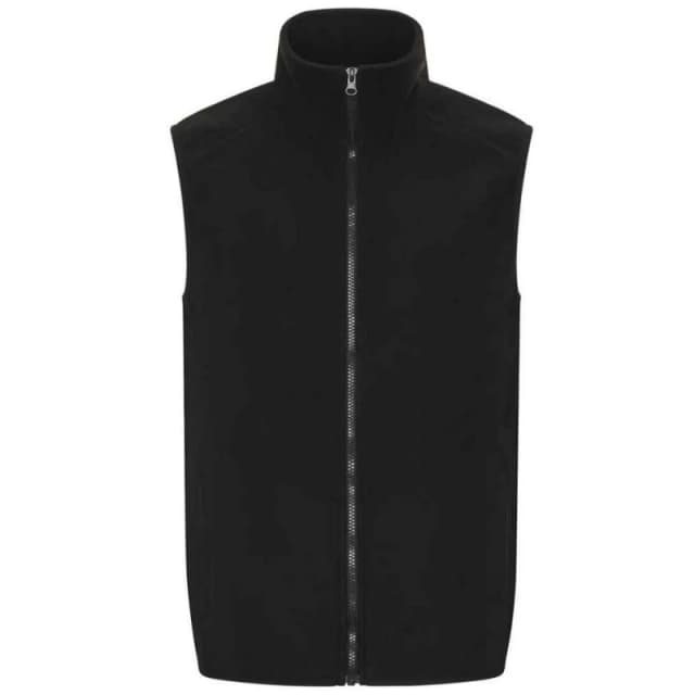PRO RTX Mens Fleece Gilet in Black Size: XS Black Male XS