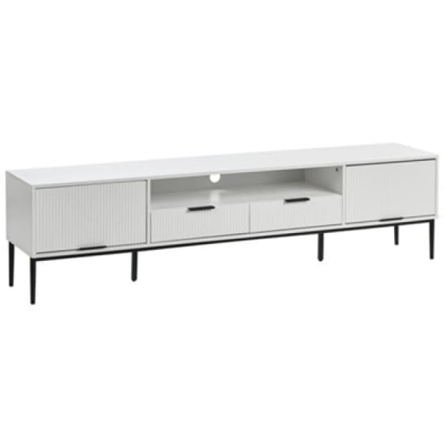 Beliani Modern TV Stand Leduc White