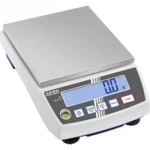 Kern Precision scales Weight range 10KG Readability 0.1g mains-powered, battery-powered, rechargeable Silver